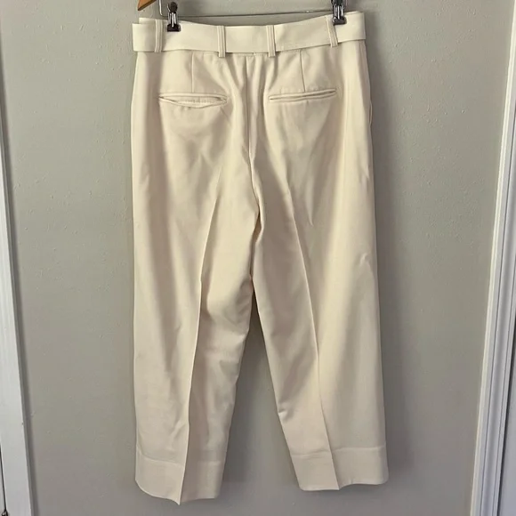 Club Monaco Enamel Ring Pant White/Cream Size 10 - Picture 7 of 16